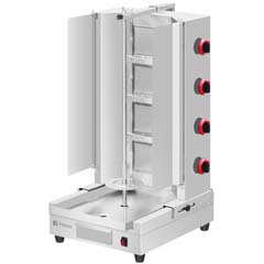 Vosco VKM-G4R Lpg'li Döner Ocağı, Alttan Motorlu, 4 Radyanlı