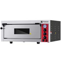 Vosco VWG-4T Elektrikli Pizza Fırını, Tek Katlı, 30 cm 4 Pizza Kapasiteli, 66x66 cm Pişirme Odalı