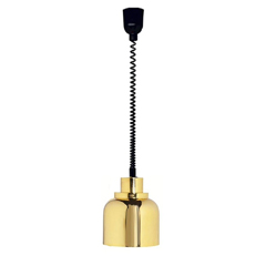 Warmer Bistro Sıcak Tutucu Lamba, Ayarlanabilir Kablo, 55-130 cm, Gold