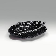 Zicco Yaprak Model Melamin Teşhir Tabağı, 31x24 cm