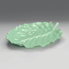 Zicco Yaprak Model Melamin Teşhir Tabağı, 44x34 cm