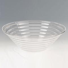 Zicco Yivli Kase, Akrilik, 34 cm, Şeffaf