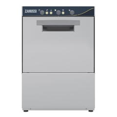 Zanussi Bardak Yıkama Makinası 38x38 cm Sepetli Tahliye pompalı ve Parlatıcı Dispenserli