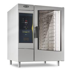 Zanussi Dijital Ekran Kombi Fırın, Boylerli, Gazlı, 10 GN 1/1