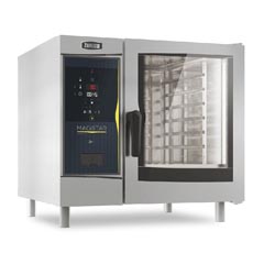 Zanussi Dijital Ekran Kombi Fırın, Boylerli, Gazlı, 6 GN 1/1