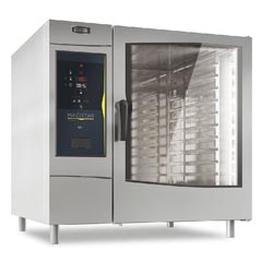Zanussi Dijital Ekran Kombi Fırın, Boylersiz, Gazlı, 10 GN 2/1