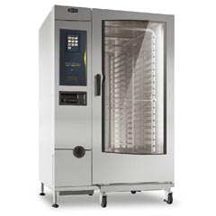 Zanussi Dokunmatik Ekran Kombi Fırın, Boylerli, Gazlı, 20 GN 2/1