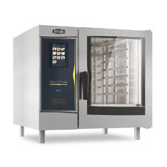 Zanussi Dokunmatik Ekran Kombi Fırın, Boylerli, Gazlı, 6 GN 1/1