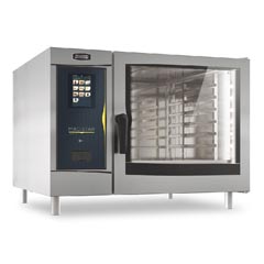 Zanussi Dokunmatik Ekran Kombi Fırın, Boylerli, Gazlı, 6 GN 2/1