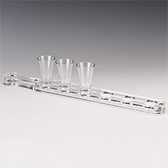 Zicco Akrilik Shot Servis Standı, 6'lı, 52x5,5 cm