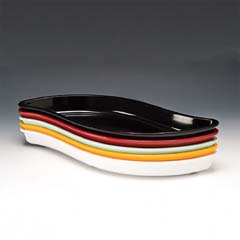 Zicco Melamin Teşhir Tabağı, Dolfin, 51x20x5 Cmi Kırmızı