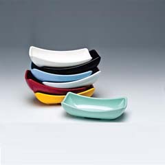 Zicco Mini Melamin Gondol Tabak, 14x6,5x4 cm, Yeşil