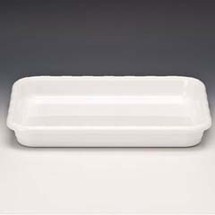 Zicco Polikarbon Meze Kabı, 32,5x26,5x4,5 cm, Beyaz