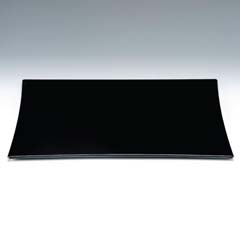 Zicco Polikarbon Teşhir Tabağı, Kare, 25x25 cm, Siyah