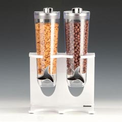 Zicco Standlı Corn Flakes Aleti, 2'li, 28x17x44 cm, Beyaz