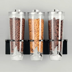 Zicco Standlı Corn Flakes Aleti, 3'Lü, 40x15x34 Cm, Siyah