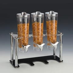 Zicco Standlı Corn Flakes Aleti, 3'lü, 44x17x43 cm, Siyah
