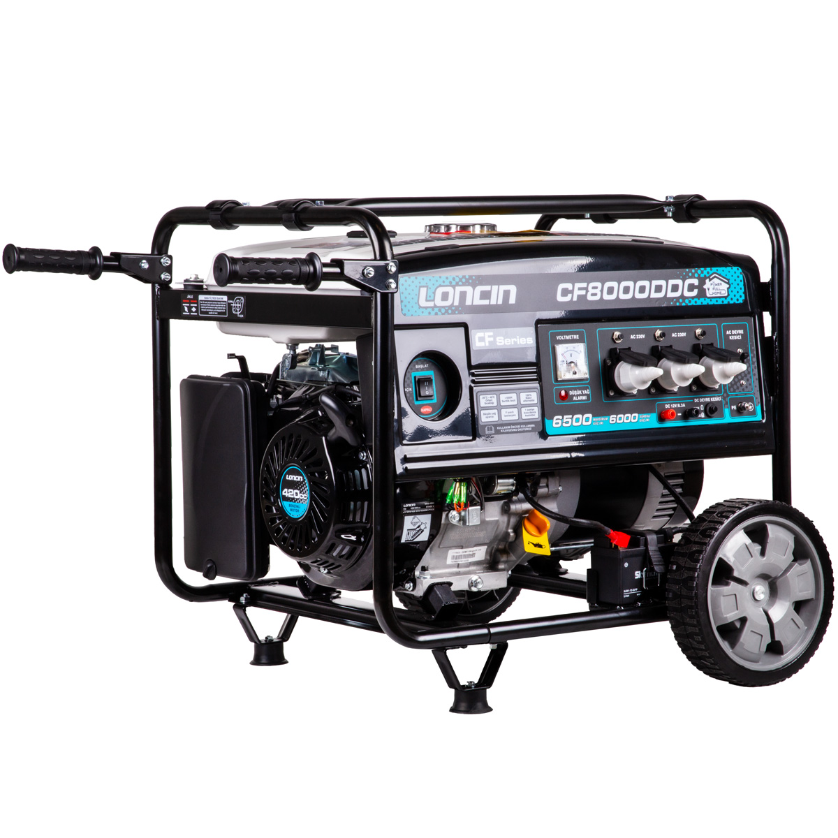 Cf8000ddc EUR5 Jeneratör 6,5 Kw Marşlı