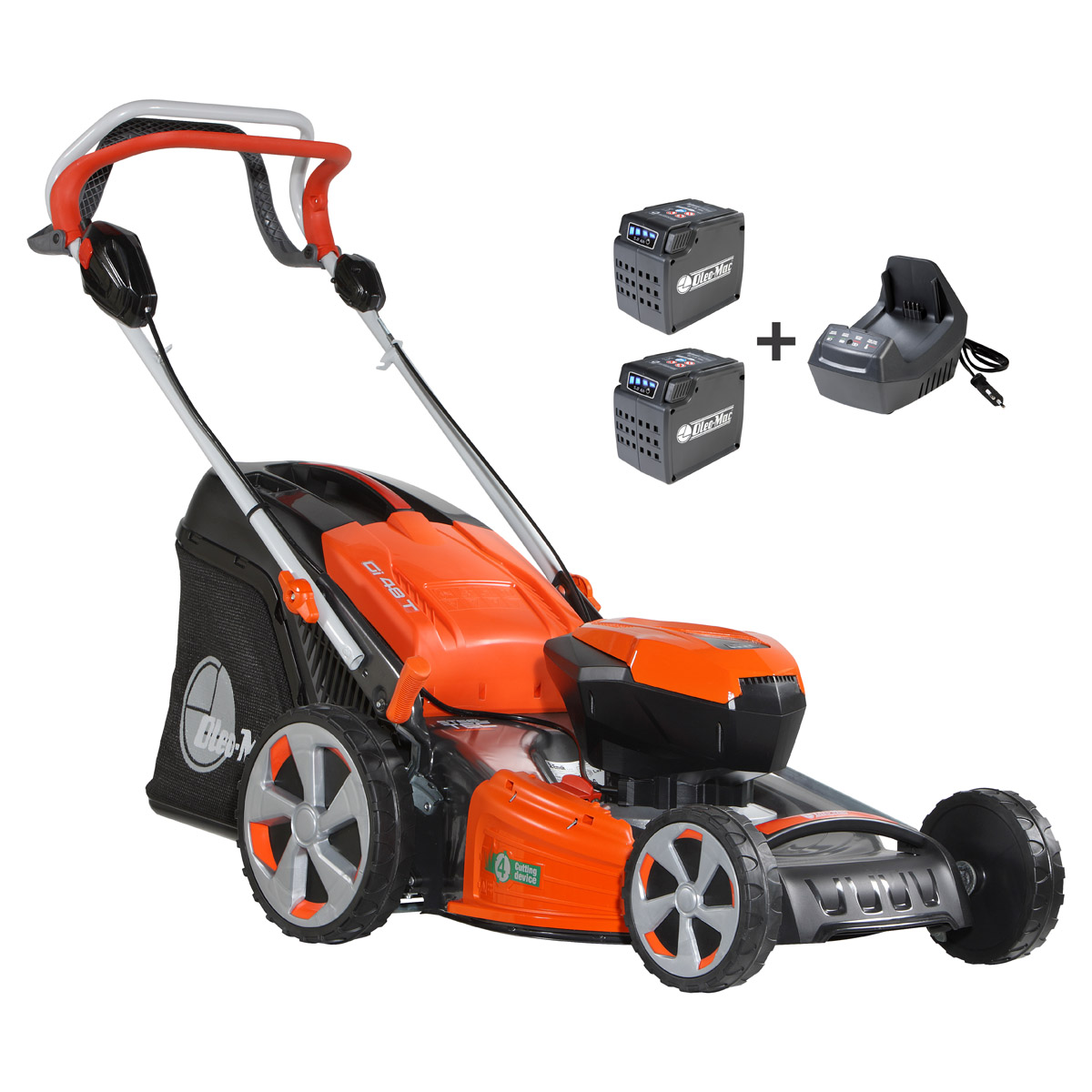 Gi 48 T Akülü Çim Biçme Makinesi 2X5.0ah+şarj Cihazı