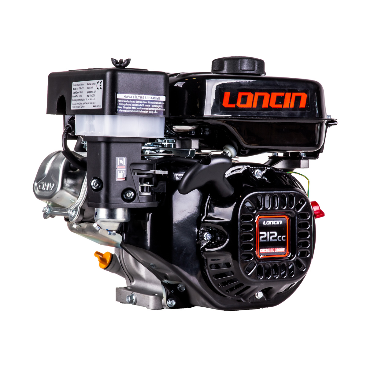 LC170F-A10 EUR5 Benzinli Motor 7HP Yağlı Tip