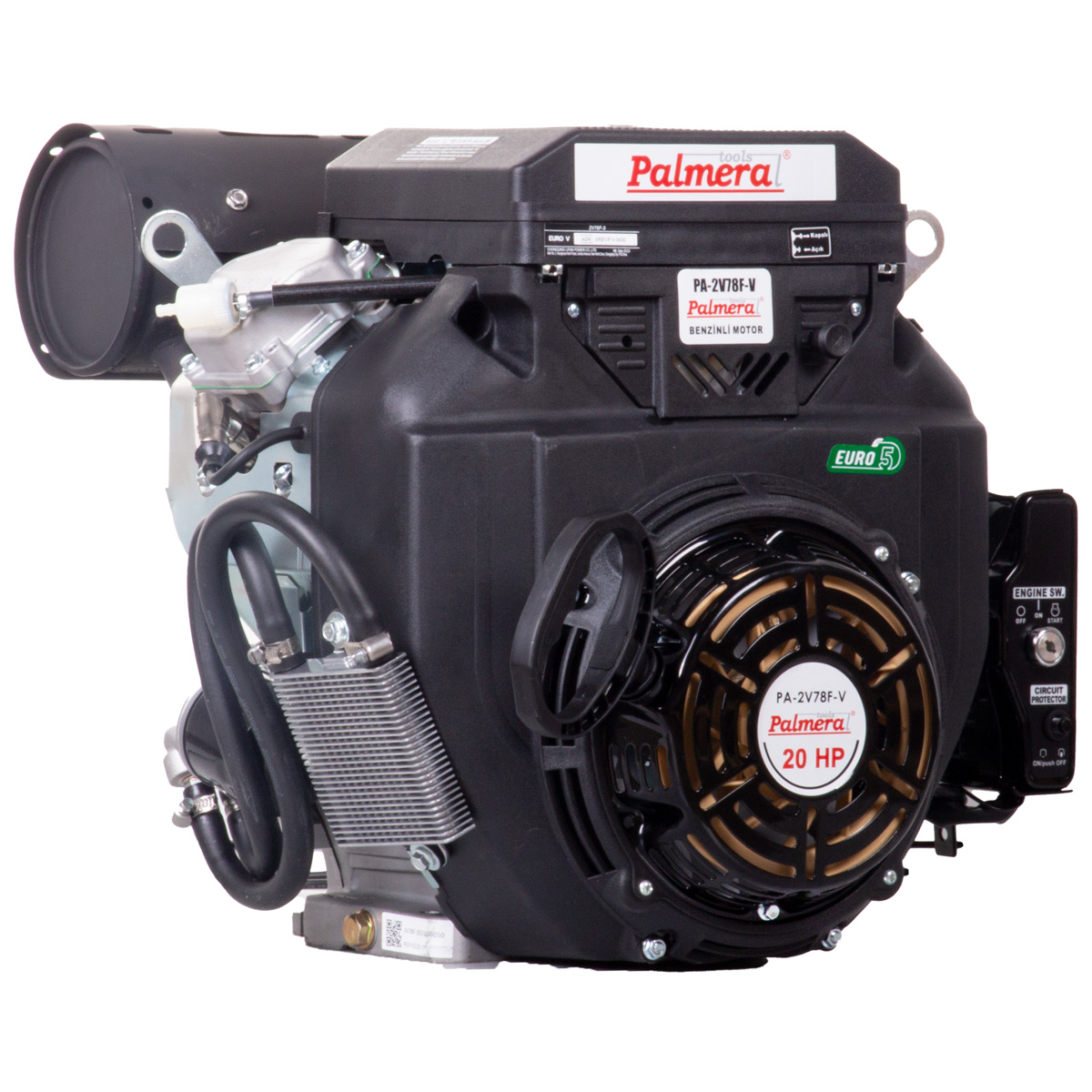 Pa-2v78f-q Benzinli Motor 20HP EUR5 Kamalı 688CC