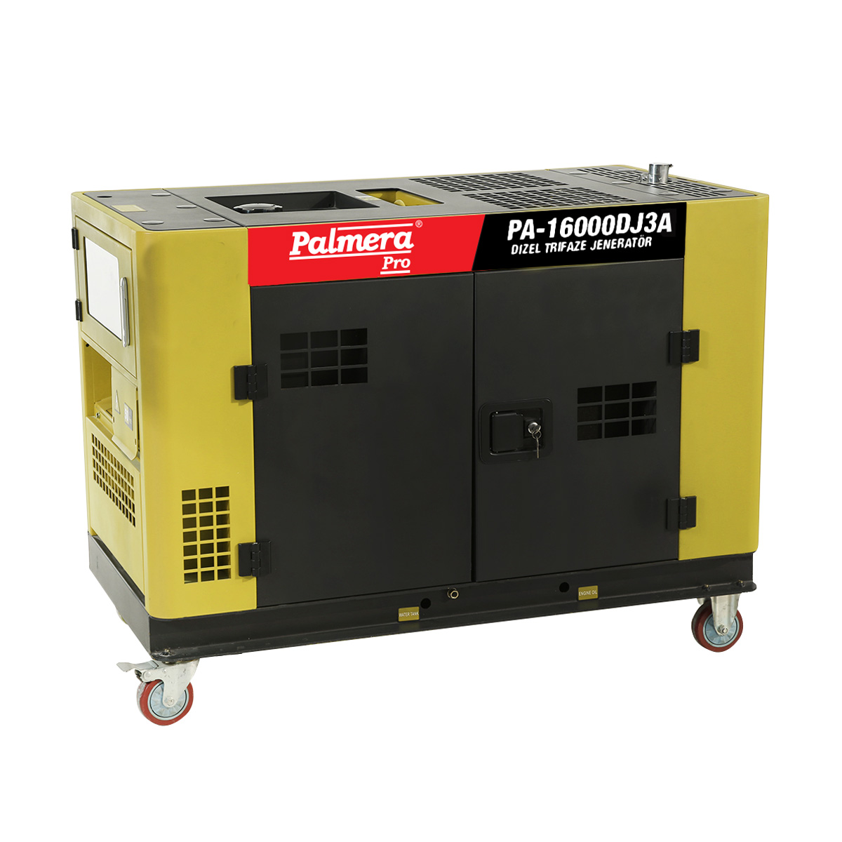 Pa16000dj3a Jeneratör 15 Kva Dizel Marşlı Ats Uyumlu Trifaze
