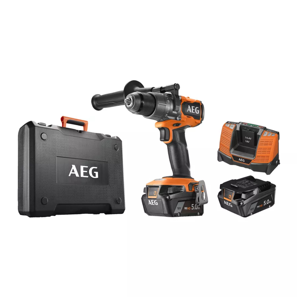 AEG BSB 18C3BL-502C Şarjlı Darbeli Matkap Kömürsüz 5Ah