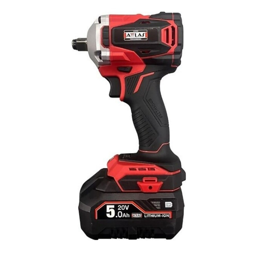 ATTLAS PRO-ATBL 18 IW-502C 1/2 Akülü Darbeli Somun Sıkma ve Sökme Makinesi 400Nm 20V 5 Ah