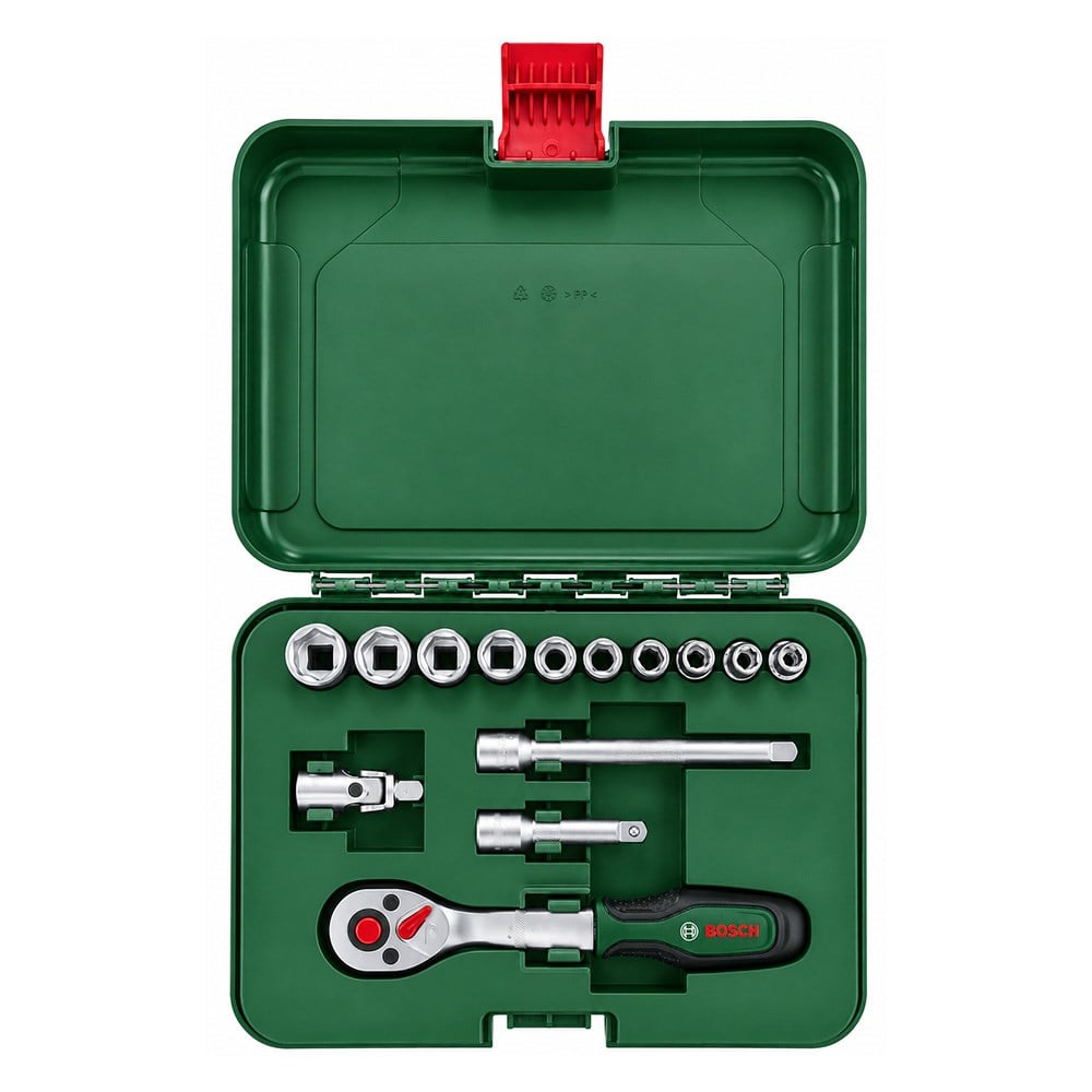 BOSCH 1/4 Altı Köşe Lokma Takımı 14 Parça