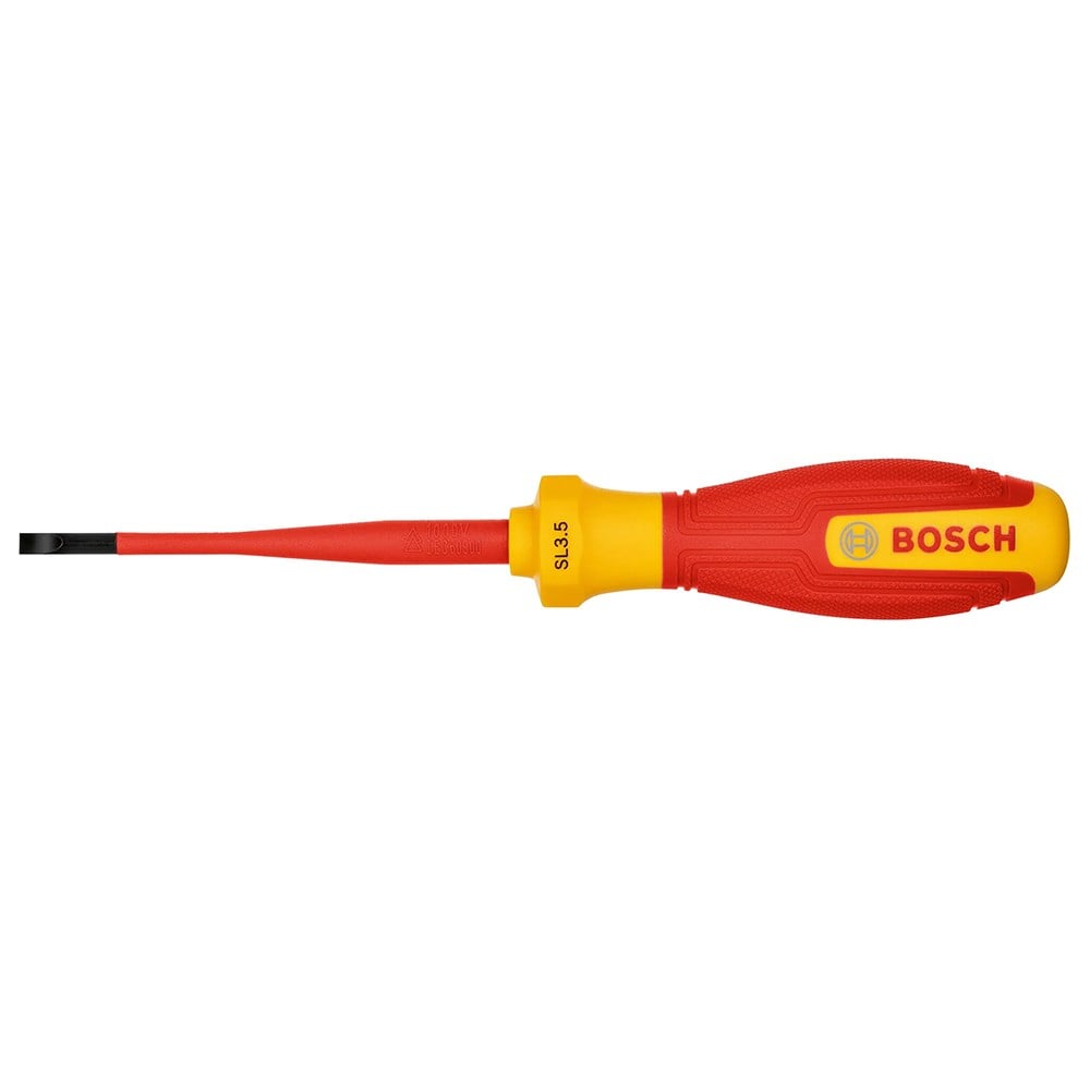 BOSCH Düz Uçlu Tornavida Izoleli PRO VDE 3.5 x 75 mm