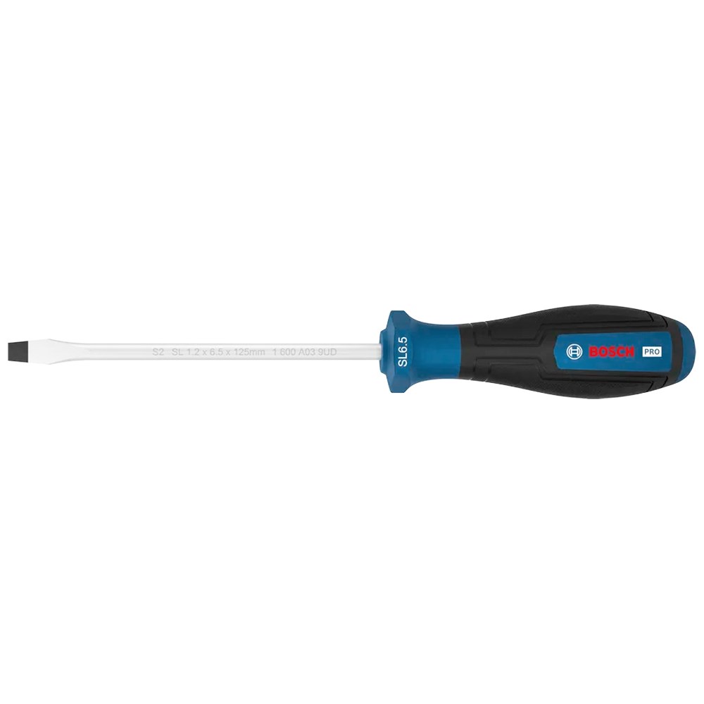 BOSCH Düz Uçlu Tornavida Pro SL 1.2 x 6.5 x 125 mm