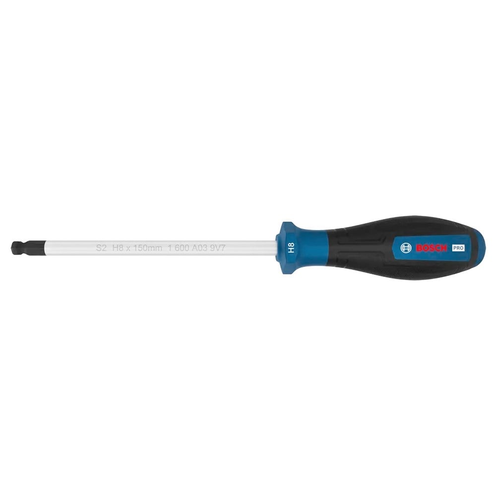 BOSCH H8 Allen Uçlu Tornavida 150 mm