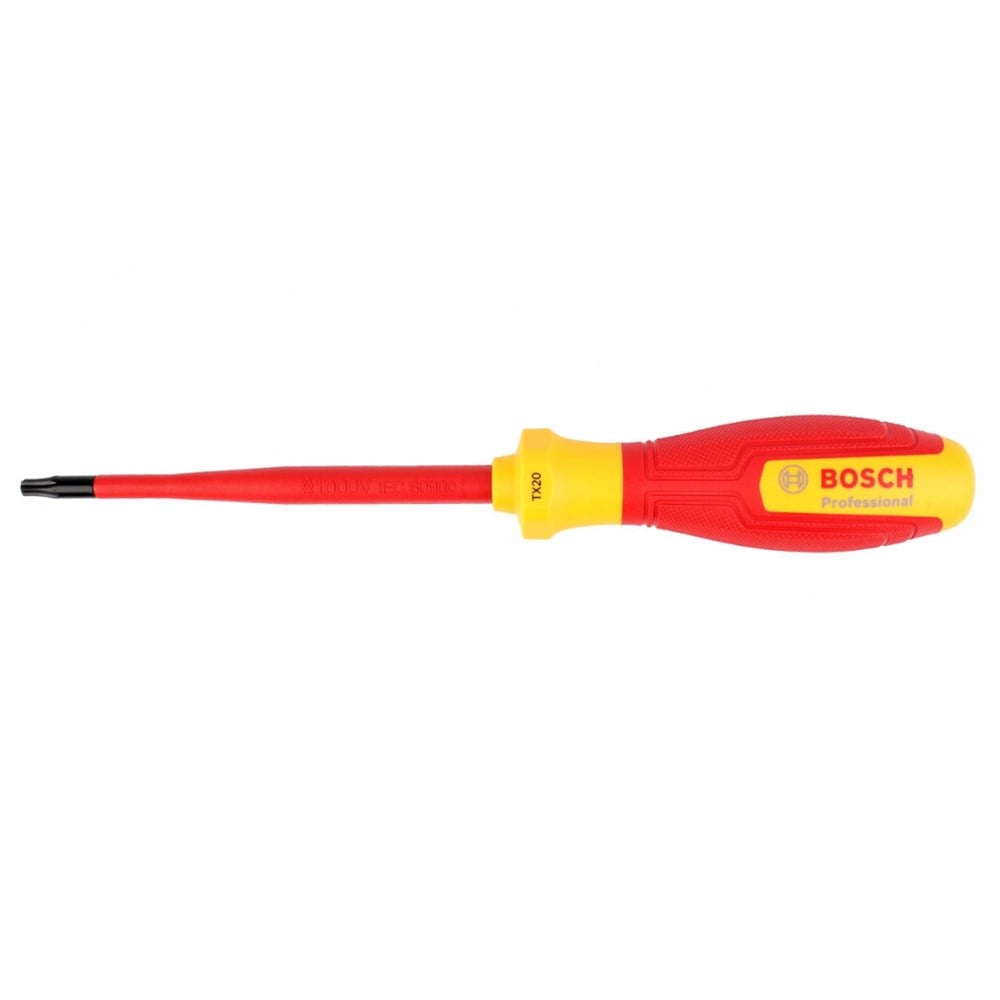 BOSCH T20 Torx Uçlu Tornavida Izoleli PRO VDE 100 mm