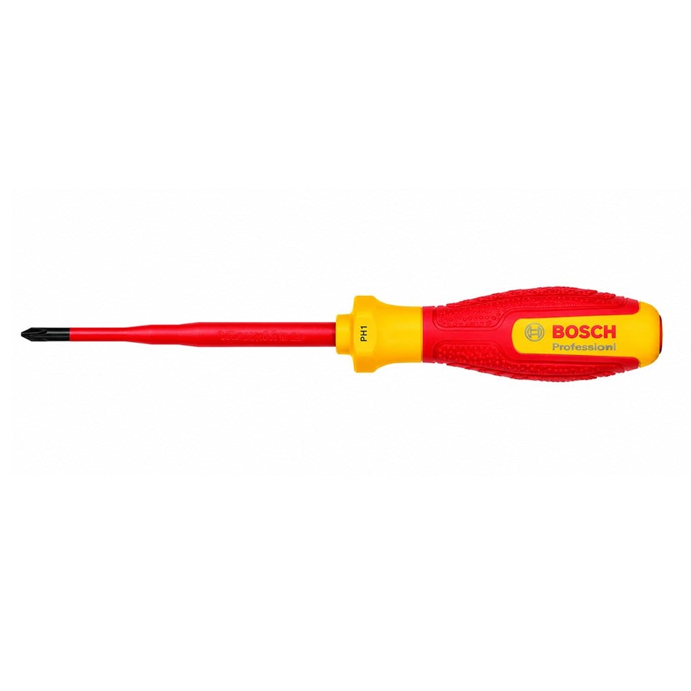 BOSCH Yıldız Uçlu Tornavida PRO VDE PH1 x 100 mm