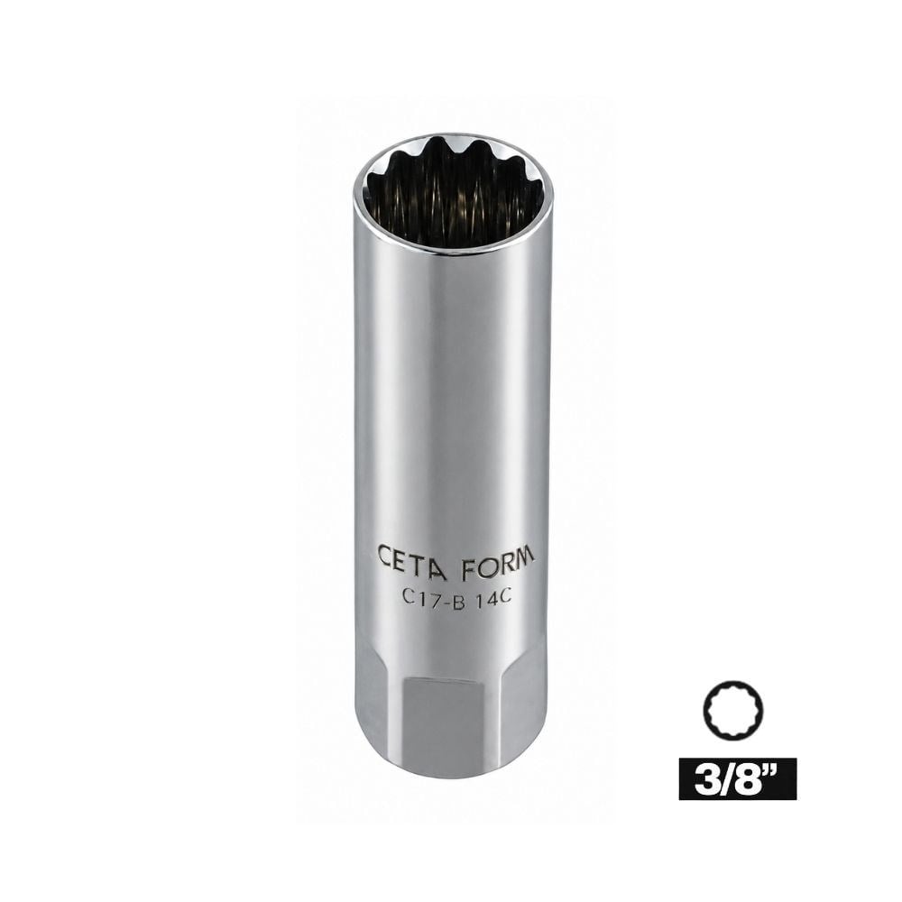 CETA FORM 3/8 On İki Köşe Buji Lokması 14 mm
