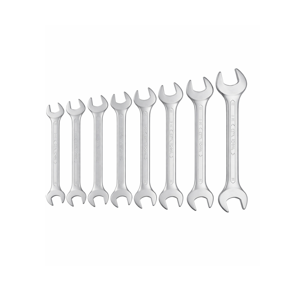CETA FORM Çatal İki Ağız Anahtar Takımı Kısa 8 Parça