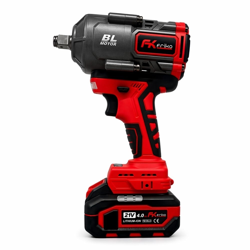 FRIKO 1/2 Akülü Somun Sıkma ve Sökme Makinesi Çift Akülü 21V 4 Ah 980 Nm
