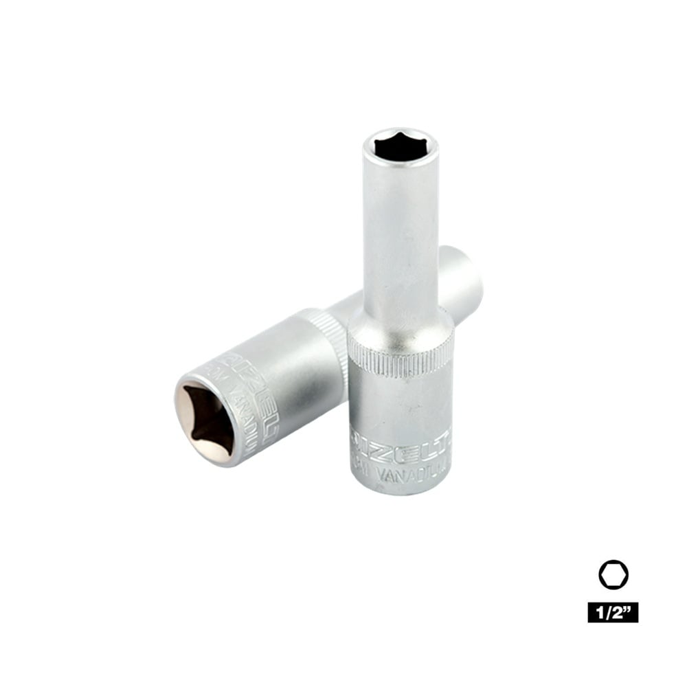 IZELTAS 1/2 Altı Köşe Derin Lokma 17 mm