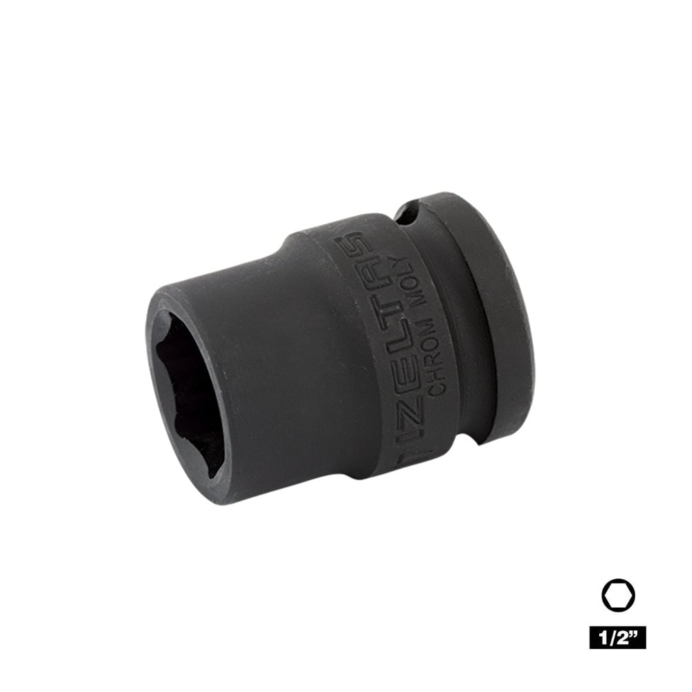 IZELTAS 1/2 Altı Köşe Havalı Lokma 19 mm