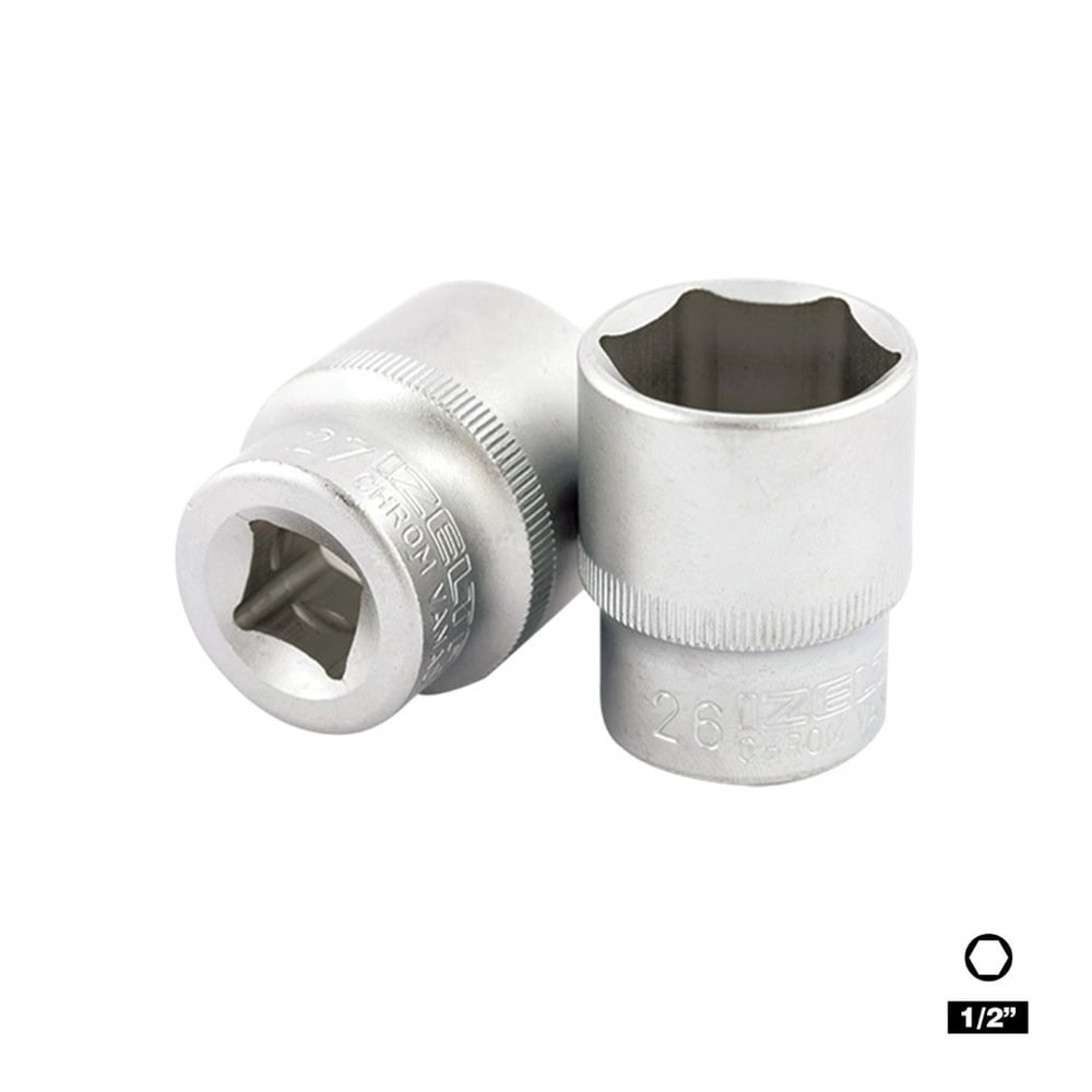 IZELTAS 1/2 Altı Köşe Lokma 26 mm