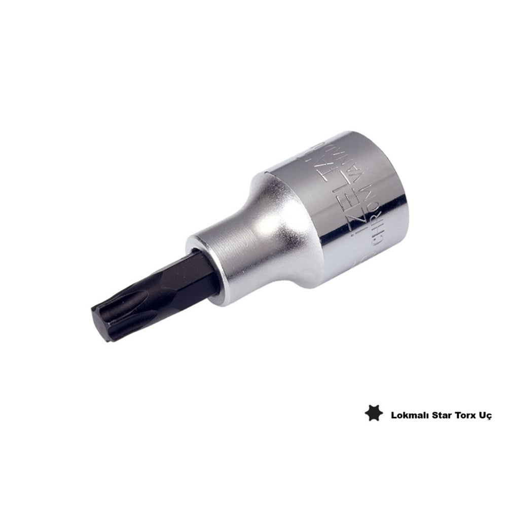 IZELTAS 1/2 T50 Lokmalı Torx Uç Kısa