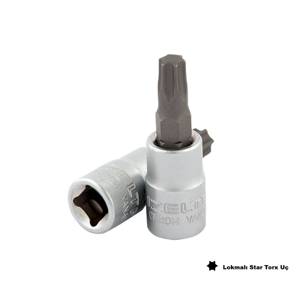 IZELTAS 1/4 T10 Lokmalı Star Torx Uç