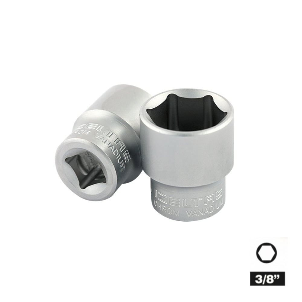 IZELTAS 3/8 Altı Köşe Lokma 14 mm