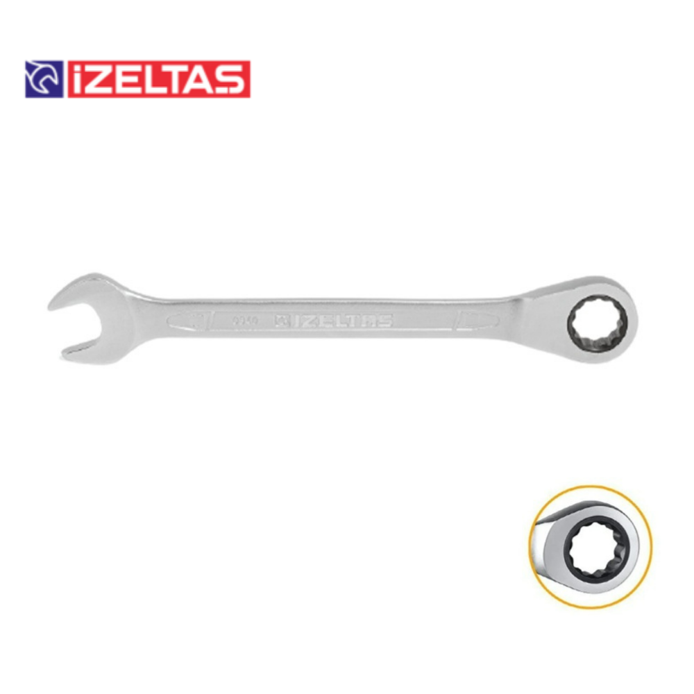 IZELTAS Cırcır Kombine Anahtar 11 mm