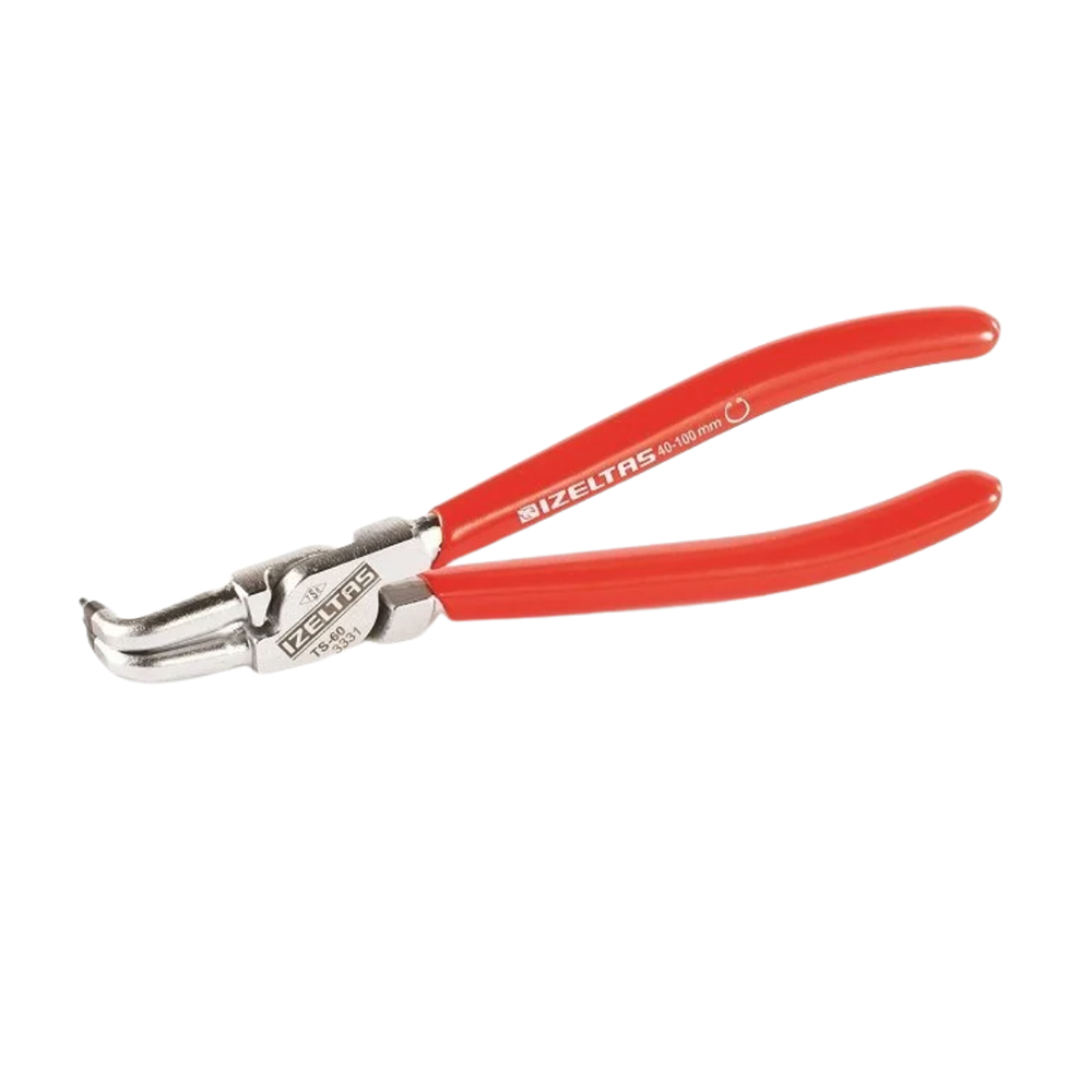 IZELTAS İç Segman Pensesi Yaysız Eğri 210 mm
