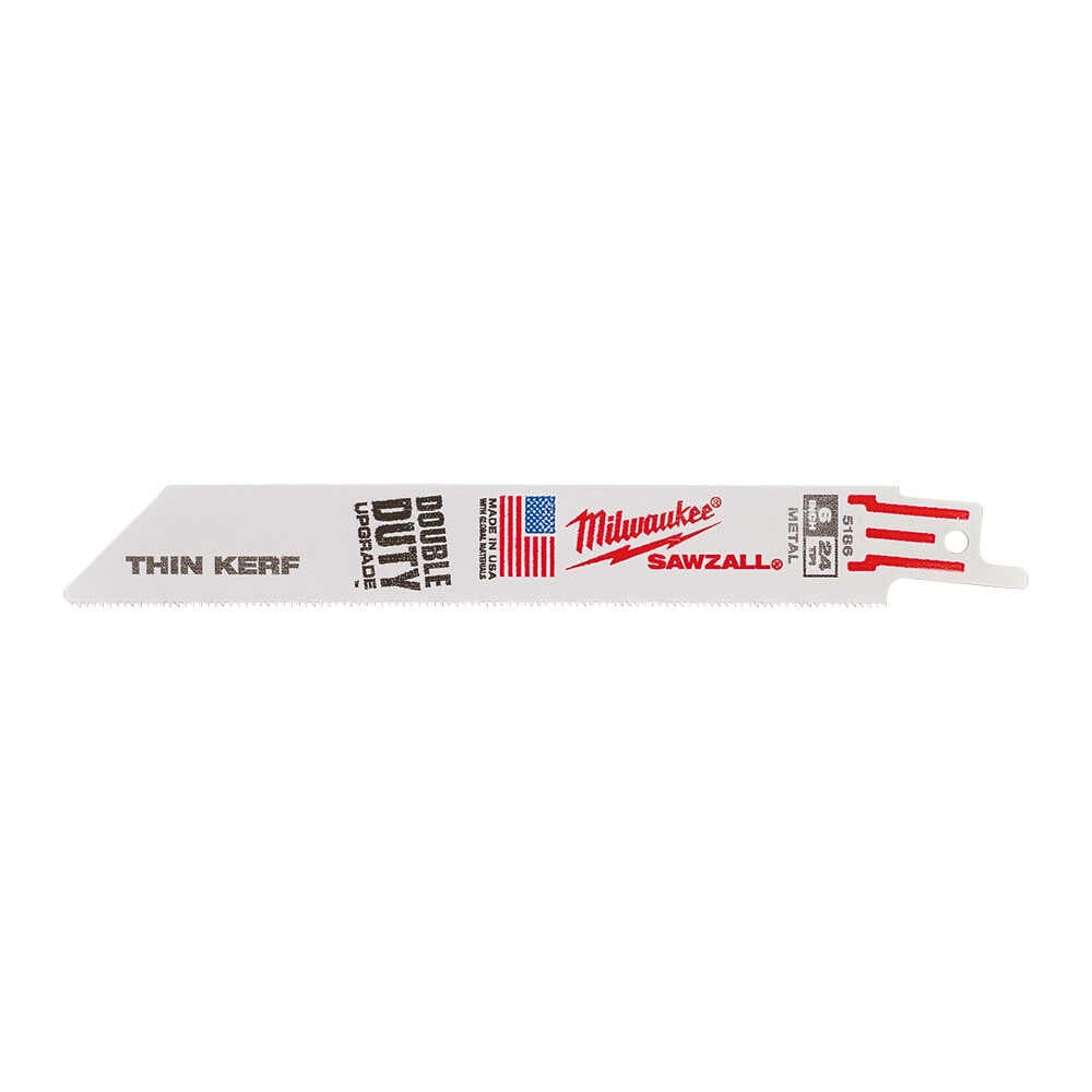 MILWAUKEE 6 x 24 Sawzall Bi-Metal Kılıç Testere Bıçağı 150 mm 5 Adet