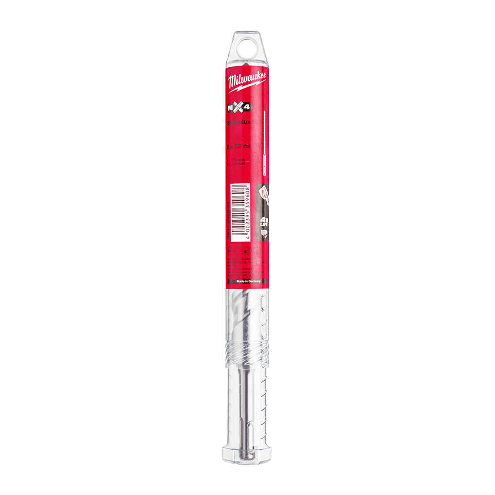 MILWAUKEE SDS-PLUS MX4 Elmaslı Matkap Ucu 22 x 250 mm