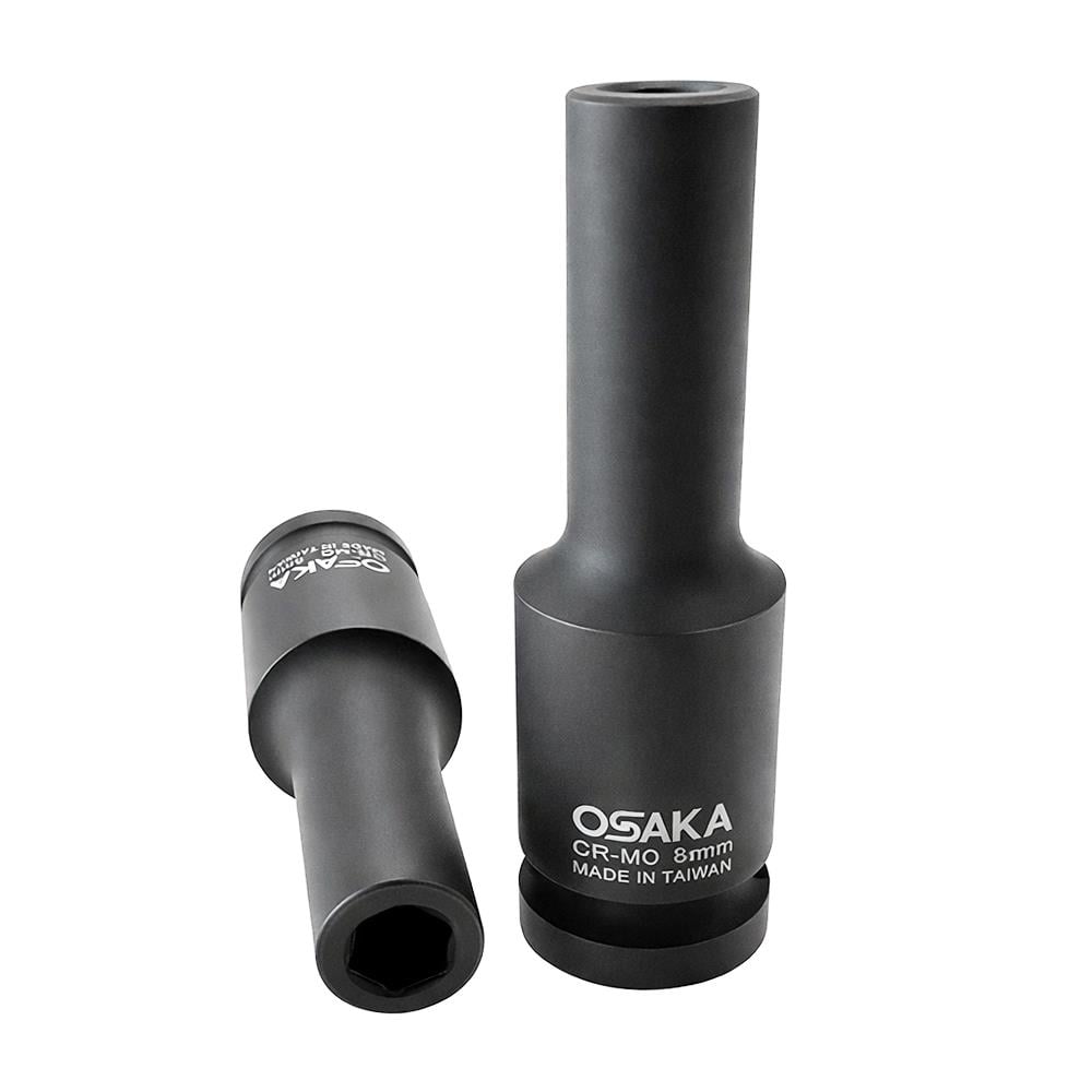 OSAKA 1/2 Altı Köşe Havalı Derin Lokma 8 mm