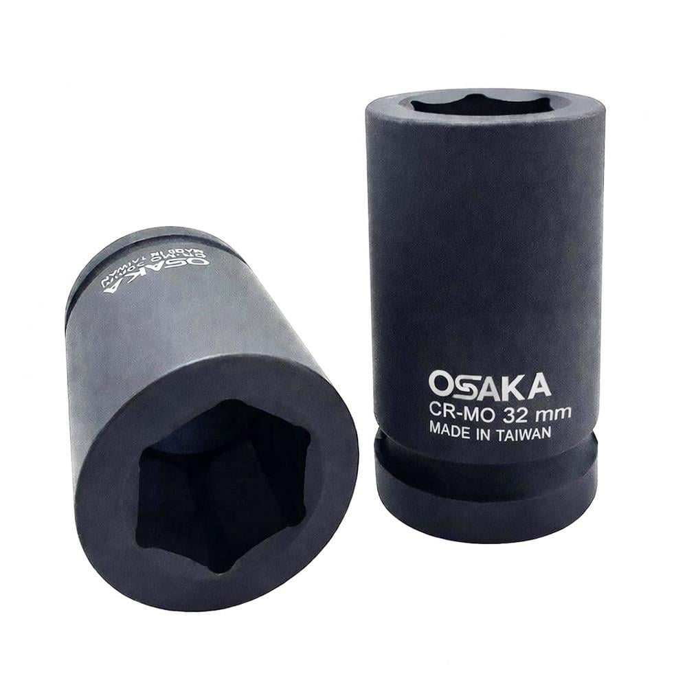 OSAKA 1'' Altı Köşe Havalı Derin Lokma 32 mm