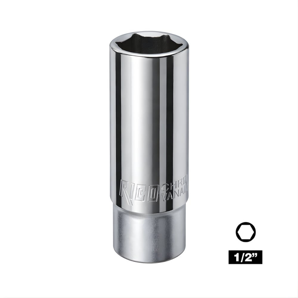 RICO 1/2 Altı Köşe Derin Lokma 12 mm